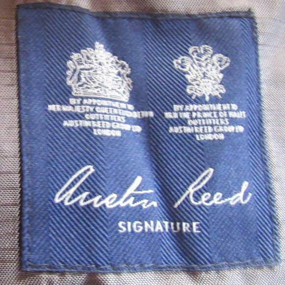 Austin Reed Men's Sport Coat 48L, Blue Black Check, 100% Wool, Moores F225 - Picture 10 of 11